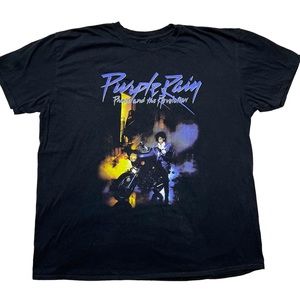 The Prince Estate Purple Rain Prince & The Revolution SS Graphic T-Shirt Sz 2XL